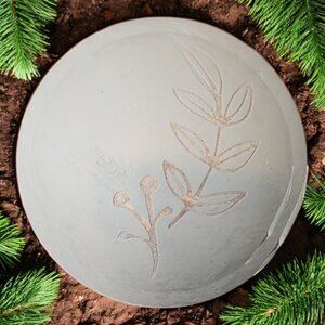 Wooden Sphere ball gray color